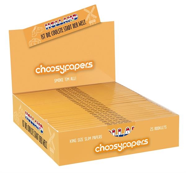 Choosypapers King Size Slim Zigarettenpapier Holland